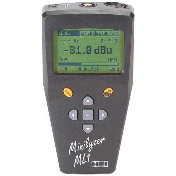 Main product image for NTi Audio ML1 Minilyzer Handheld Audio Analyzer 392-210